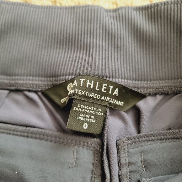 Athleta Brooklyn Textured Ankle Pants 0 - Picture 10 of 10